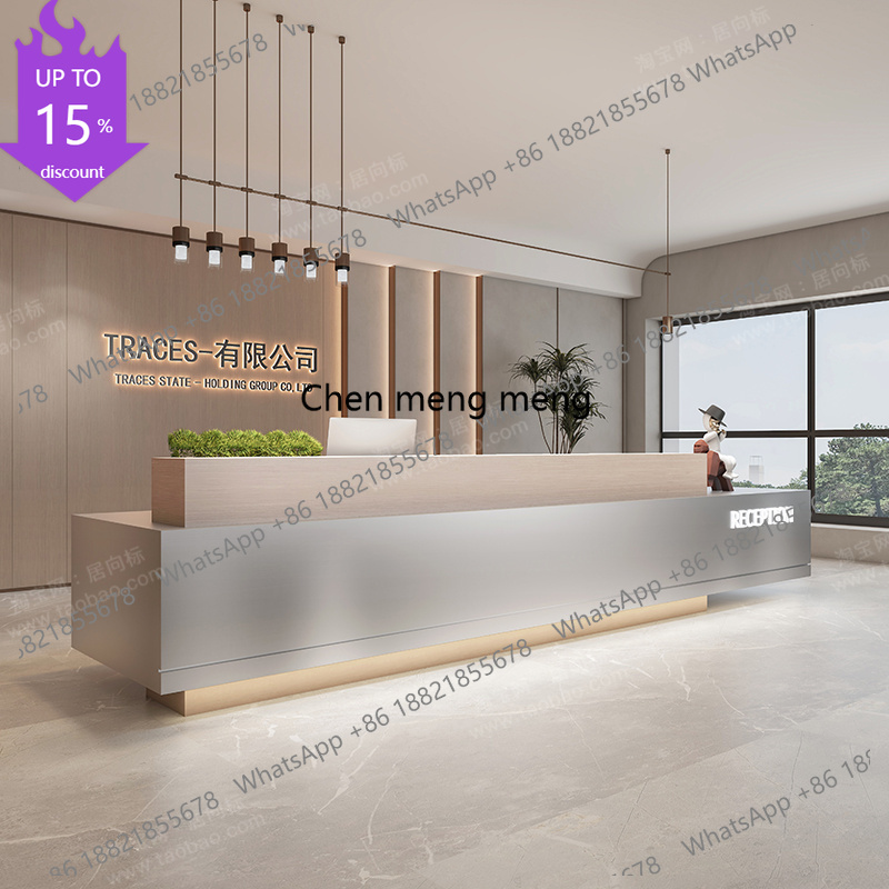 Home Office Tienda - Meja Resepsionis Kantor G153, Meja Sambutan