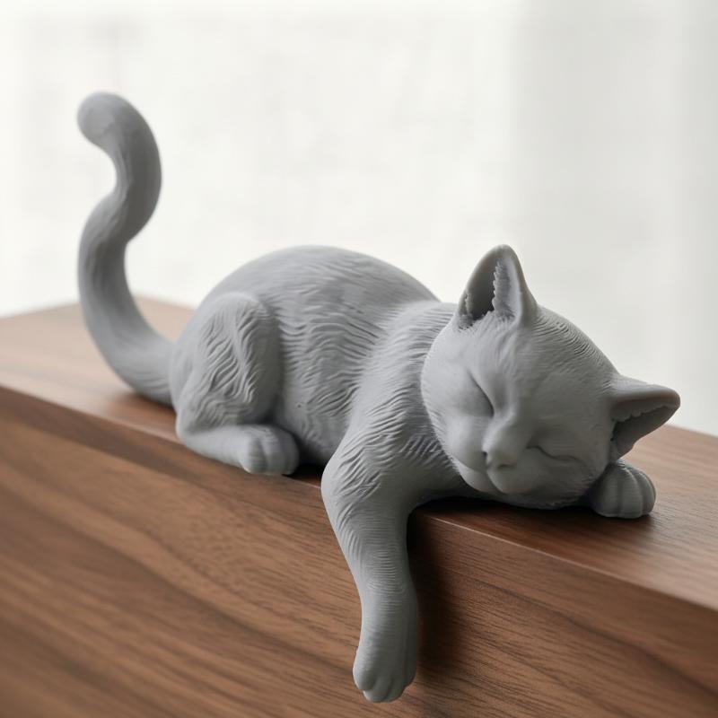 Ornamen Tepi Monitor Kucing Ma - Home Office Cozy ulasan dan harga
