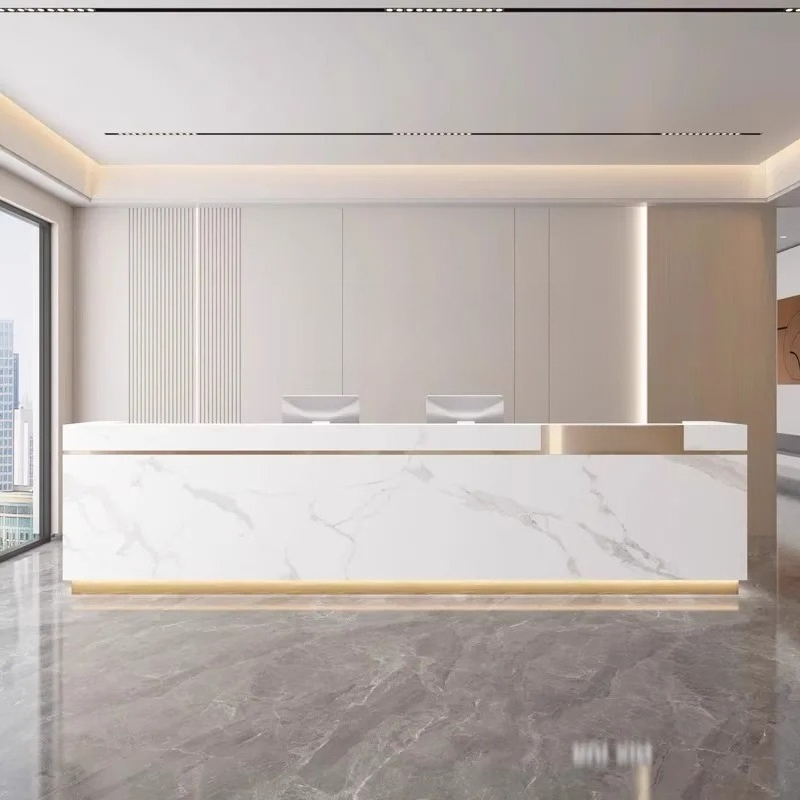 Meja Resepsionis Mostrador De  - Home Office Tienda ulasan dan harga