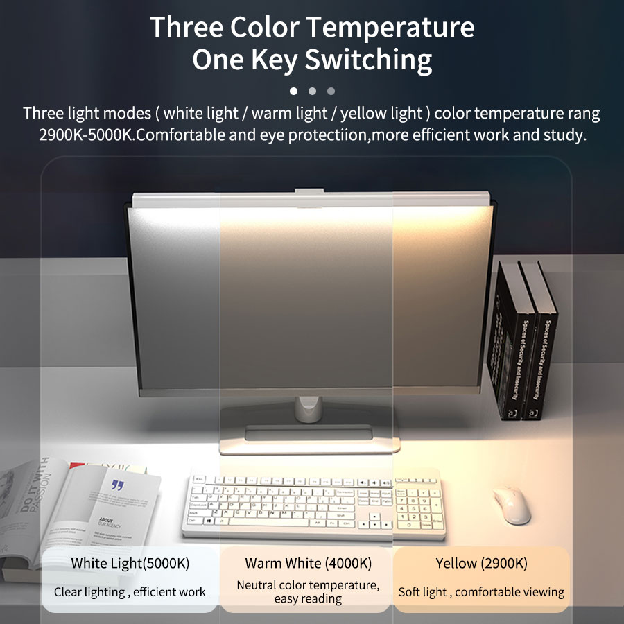 Lampu LED Monitor 50cm, Lampu  - Home Office Desk Ideas ulasan dan harga