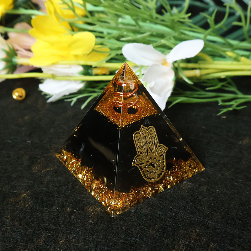 Piramida Resin Kristal Tangan  - Home Office Free ulasan dan harga