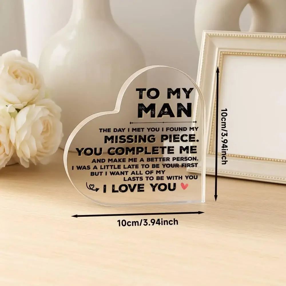Plakat Akrilik Berbentuk Hati  - Home Office Quotes ulasan dan harga