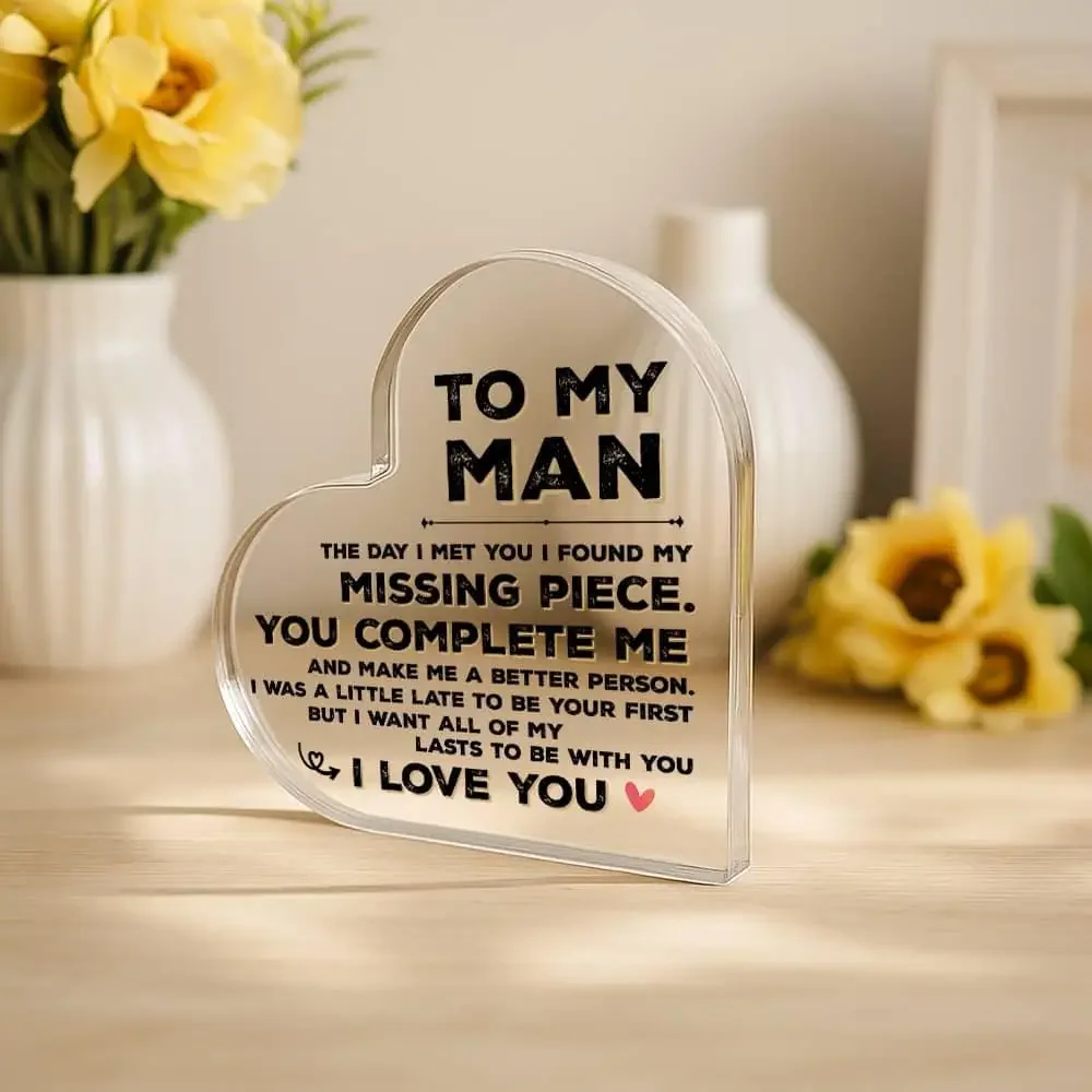 Plakat Akrilik Berbentuk Hati  - Home Office Quotes ulasan dan harga