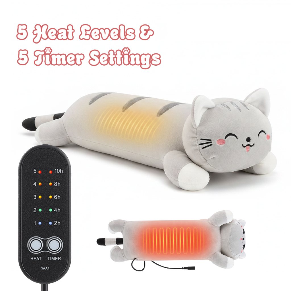 Bantal Plush Kucing Berpemanas - Home Office Cozy ulasan dan harga