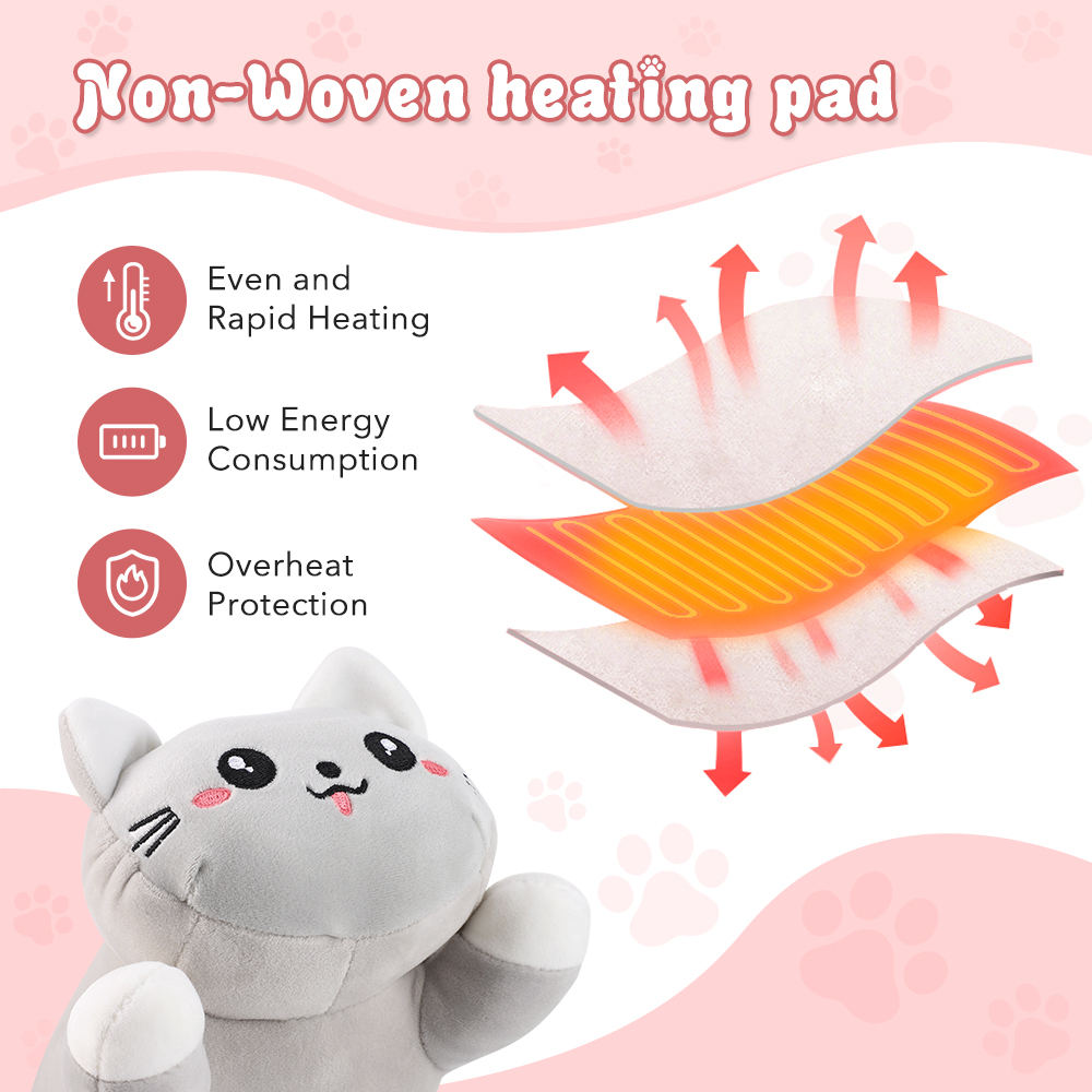 Bantal Plush Kucing Berpemanas - Home Office Cozy ulasan dan harga