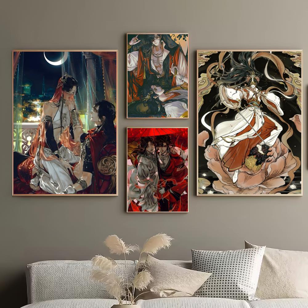Poster Estetika Anime Heaven O - Home Office Official ulasan dan harga