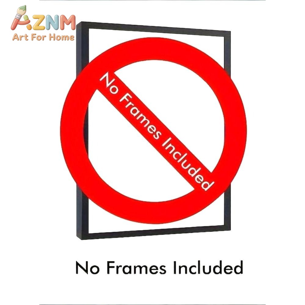 AZNM Lukisan Kanvas Seni Garis - Home Office Quotes ulasan dan harga