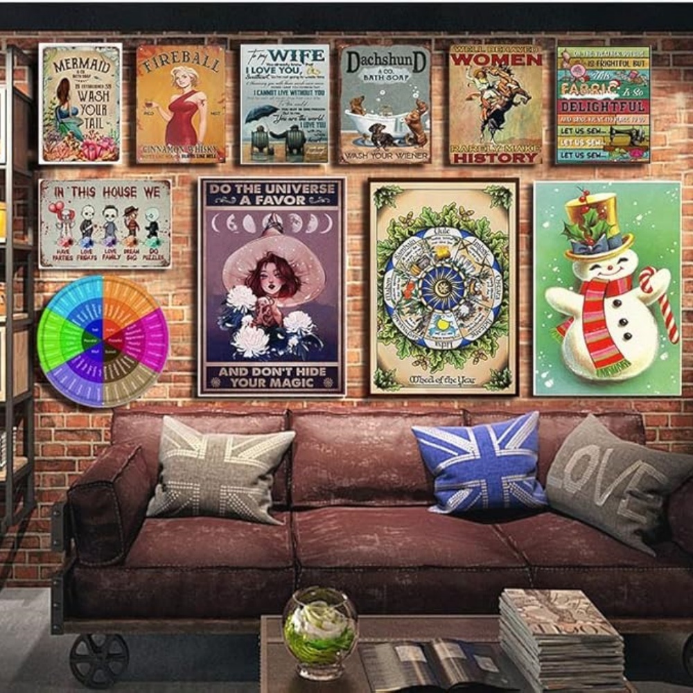 Papan Logam Vintage dengan Tul - Home Office What Is It ulasan dan harga