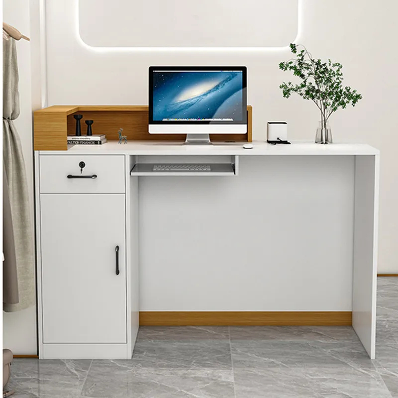 Meja Resepsionis Hotel Kayu Mo - Home Office Desk Ideas ulasan dan harga